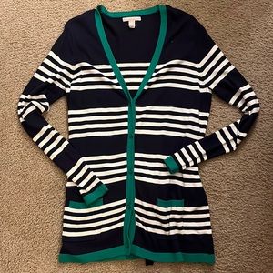 Banana republic navy cardigan